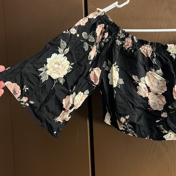 Floral print crop top - Picture 5 of 6